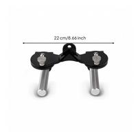Revolving Lat Pulldown Bar Knurled Gym Handle with Rotating Joint Non-Slip black