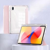 For Huawei MatePad SE 11 2024 Case 11inch Magnetic Trifold Stand Smart Cover Funda AGS6-W00/AGS6-W09 11 Pencil Slot Tablet Shell MatePad SE 11 2024 rožinė