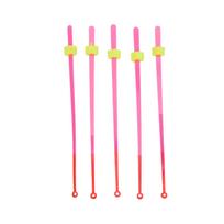 5pcs set Ice Fishing Extend Rod Top Tip Durable Outdoor Winter Fishing Pole Fittings 4.7in pink