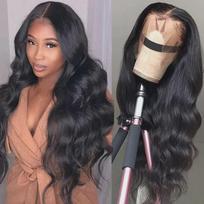 Hot-Selling European & American Long Curly Synthetic Wigs with Middle Parting Light Brown gray