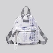 Store hot-selling new high-end backpack bag women 2025 casual design niche fashion versatile foreign style pilka spalva
