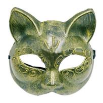 Gyvūno Kaukė Helovynui Moterims Vyrui Maskarado Šventė Helovino Cosplay Šventė auksas
