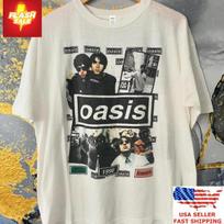 1996 Oasis  Oasis  albumo muzikos klasika balti unisex marškinėliai pakartotinis spaudas WA2010 Unisex T-shirt S black
