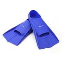 Yuke Silicone Fins - Adult & Kids Snorkeling, Swimming, Diving Flippers for Training XXS (EU 30-32) blue