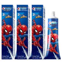 Crest Kids Dual Effect Anti-Cavity Toothpaste, Spider-Man, 3-Pack red