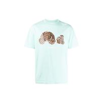 PALM ANGELS Leopard Bear T Shirt PMAA001S22JER0185260 M white
