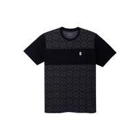 COACH SS22 Men Patchwork Short Sleeve T-shirt Black C9602-R8E S black