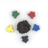 30 Pieceslot Wooden Pawn Chess Standard Size 16Mm Meeple For Carcassonne Board Game Accessories 16Mm*16Mm white