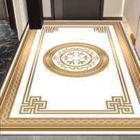 Prabangaus stiliaus įėjimo durų kilimėlis Didelis plotas Svetainės dekoravimo kilimas 200x300cm Neslystantis Svetainės minkštas kilimas Plaunamas Pritaikomas 60x90cm
