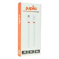 Jupio Flat Cable Micro USB WHITE 1M