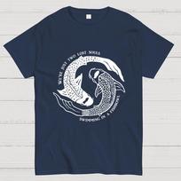 Were Just Two Lost Souls Swimming In A Fish Bowl Cotton Summer Casual Cool Loose T-Shirt L tamsiai mėlyna spalva