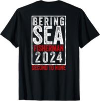 Beringo jūros žvejys 2024 Antrasis dovanų sąraše (ANT NUGAROS) Unisex marškinėliai XXXL black
