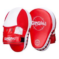 Professional Curved Boxing Focus Mitts Muay Thai Kickboxing Taekwondo MMA Training Reaction Pad 1 piece red