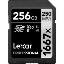 Lexar atm.korta Professional 1667X SDXC 256GB UHS-II (V60) R250/W120