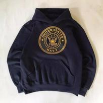 Amerikietiškas Retro Derliaus Derliaus JAV Karinio Jūrų Laivyno Logotipo Spausdintas Gobtuvukas Vyriškas Laisvas Atsitiktinis Mados Prekės ženklo Gobtuvukai Moteriškas Per dydį XXXL black