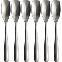 Nagao Slim Ice Spoon Stainless Steel Made in Japan 5+1 13.5cm gray