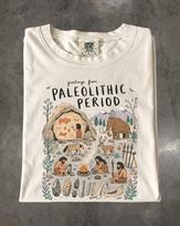 Paleolithic Period T-Shirt, Stone Age Archaeology Gift, Prehistoric History Tee 140 white