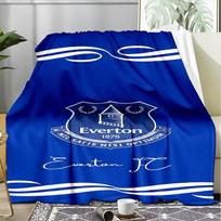1PC Fc Crest Design Printed Soft Flannel Blanket Throw for Adult Bedroom Living Room Sofa Camping Travel Fan gifts Christmas Gifts 100x150cm