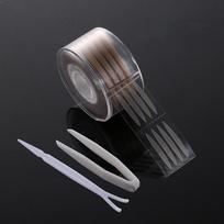 600pcs S/L Makeup Clear Gray Beige Eyelid Stripe Big Eyes Invisible Double Fold Eyelid Shadow Tape Sticker Beauty Tool C pilka