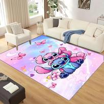 27 Stiliaus Lilo ir Stitch 2 Monstrų Animacinis Kilimas-Padas Svetainei, Miegamajam, Namų Sofos Dekoravimui, Vaikų Žaidimų Neslystantis Grindų Kilimėlis 40x60cm( 15x23in )