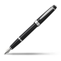 Cross Bailey Light Black Fountain Pen, Medium, NAT0746-1MS juoda