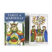 Mini Tarot Of Marseille Tarot Deck Leisure Party Table Gameplay Prophecy Oracle Cards Game,Family Gathering Games black