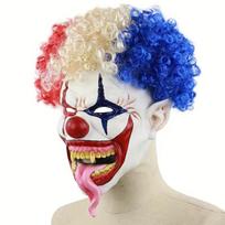 Helovinas Įvairios klouno kaukės Cosplay vakarėlio kaukės Lateksinės kaukės Šalmas NPC Juokingi pokštai Baisus galvos apdangalas Baro vakarėlio kostiumų rekvizitas Kaukė A13