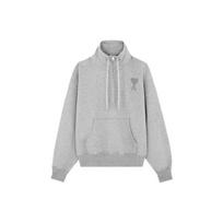 AMIPARIS SS21 Zip Closure Sweatshirt Men's Gray E21HJ078747-055 S gray
