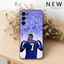 Futbolo K-Kylian M-MbappeS telefono dėklas Samsung S26,25,24,21,22,23,30,20,Ultra,Plus,Fe,Lite juodas minkštas dangtelis Samsung S21lite