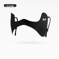 GOLOVEJOY Highleisure UV Protection Ice Silk Butterfly Face Mask black