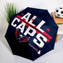 Capitals ice hockey Umbrella 8-Frame for Travel, Camping, Casual Lightweight Portable Umbrella, Essential for Every Family Holidays Gift white