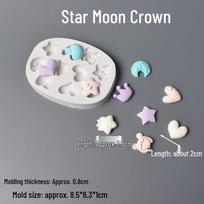 Silicone Mold for DIY Mini Ice Cream, Tomato, Strawberry, Apple, Watermelon, Chocolate, Fondant, Resin, and Plaster. gray