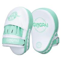 Professional Curved Punching Target Boxing Muay Thai Taekwondo Kickboxing Training Reaction Pad Handheld Striking Shield 1 piece white