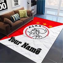 Name Custom AFC Ajax Carpet Rug for Living Room Bedroom Home Sofa Decoration,Kids play Non-slip Floor Mat 70x100cm( 27x39in )