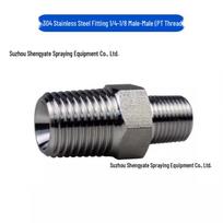 304 Stainless Steel Universal Quick-Connect Pipe Fittings for Spray Gun Equipment gray