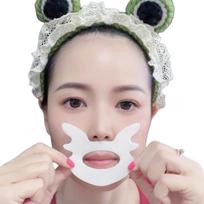 Reusable Hydrogel Facial Patches For Smile Lines & Chin Anti-Wrinkle Skin Lifting Overnight Facial Patches Reduce Fine Lines one size gray