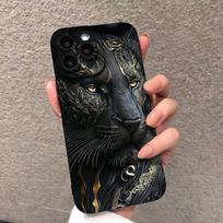 For Xiaomi Poco F7 F6 F5 Pro Case Tiger Leopard Pattern Style Shockproof Phone Cover for Poco X5 X6 X7 X3 M6 Pro 4G Soft Funda Poco X3 gray