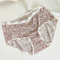 Ice silk leopard print panties women's wild leopard print hot girl briefs seamless girls' panties sexy leopard print shorts 80-125