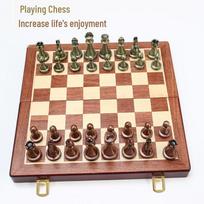 Brangdy Foldable Chess Set brown