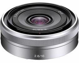 Sony objektyvas E 16mm f/2.8 Pancake