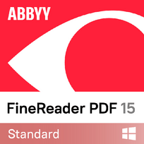 Programinės įrangos licencija ABBYY FineReader PDF 15 Standard, 1 naudotojui, 3 metams