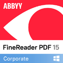Programinės įrangos licencija ABBYY FineReader PDF 15 Corporate, 1 naudotojui, 3 metams