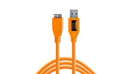 Tether Tools kabelis TetherPro USB 3.0 SuperSpeed Micro-B Cable, orange, 4.6m ( CU5454)