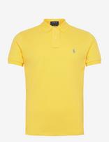 Polo Ralph Lauren - Basic Mesh-Ssl-Knt - Megzti polo marškinėliai trumpomis rankovėmis - Geltona
