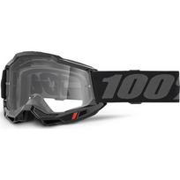 Motokroso akiniai 100% Accuri 2 OTG - Black, clear plexi