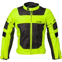 Vyriška vasarinė motociklininko striukė W-TEC Fonteller - Grey/yellow