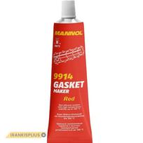 ⬡ Raudonas silikoninis hermetikas 85 g (9914, MANNOL)