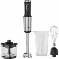 Aeno rankinis blenderis AHB0004B, 1200W, 14500rpm, 0.5L, 0.8L, plieninis kotas, plaktuvas, ergonomiškas