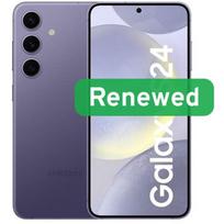 Samsung Renewed Galaxy S24 RSMs24-5cv32N, 128GB, 5G, Cobalt Violet, išmanusis telefonas, B klasė, akumuliatorius