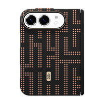 Raptic MagSafe Compatible Aramid Case with Hinge Protection for iPhone Duo - Valor Black